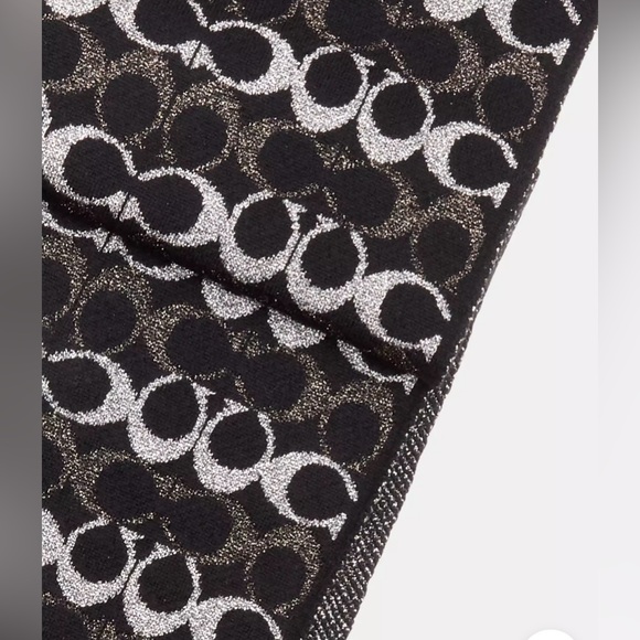 New Coach Metallic Scarf - Picture 3 of 6